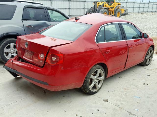 3VWRG71K97M100467 - 2007 VOLKSWAGEN JETTA 2.5 RED photo 4