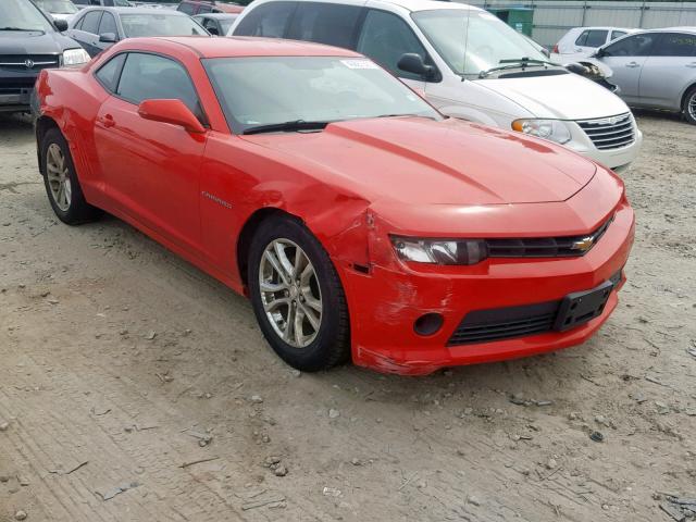 2G1FD1E35F9172152 - 2015 CHEVROLET CAMARO LT RED photo 1