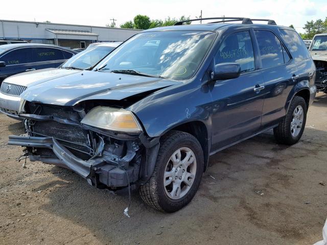 2HNYD18796H524342 - 2006 ACURA MDX TOURIN GREEN photo 2