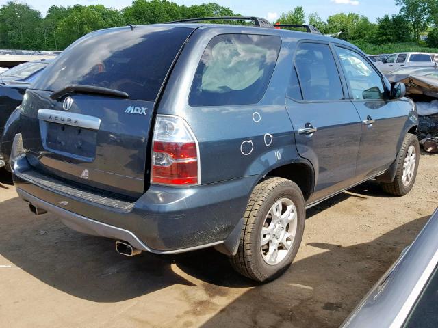 2HNYD18796H524342 - 2006 ACURA MDX TOURIN GREEN photo 4