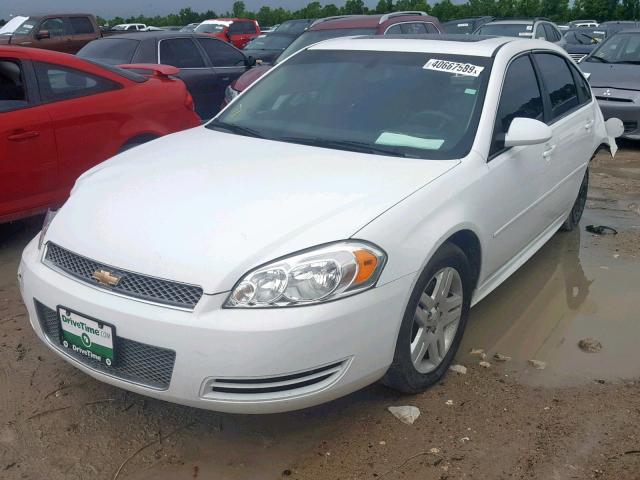 2G1WB5E38F1128772 - 2015 CHEVROLET IMPALA LIM WHITE photo 2