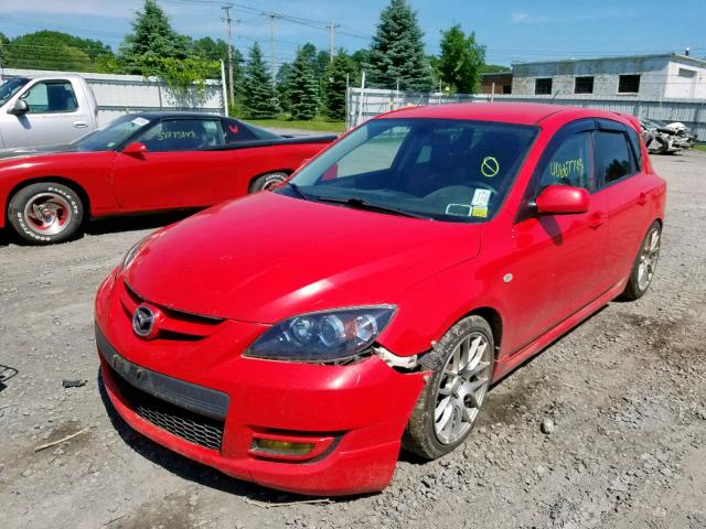 JM1BK34MX71695285 - 2007 MAZDA SPEED 3 RED photo 2