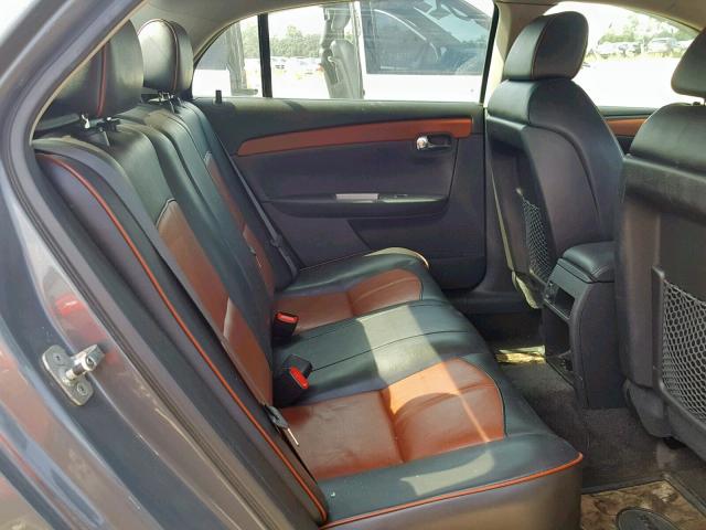 1G1ZK577784277369 - 2008 CHEVROLET MALIBU LTZ ნაცრისფერი ფოტო 6