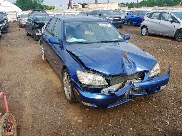 JTHBD192X20049795 - 2002 LEXUS IS 300 BLUE photo 1