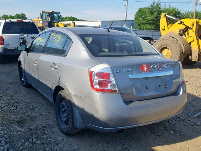 3N1AB6AP4AL610701 - 2010 NISSAN SENTRA 2.0 GRAY photo 3