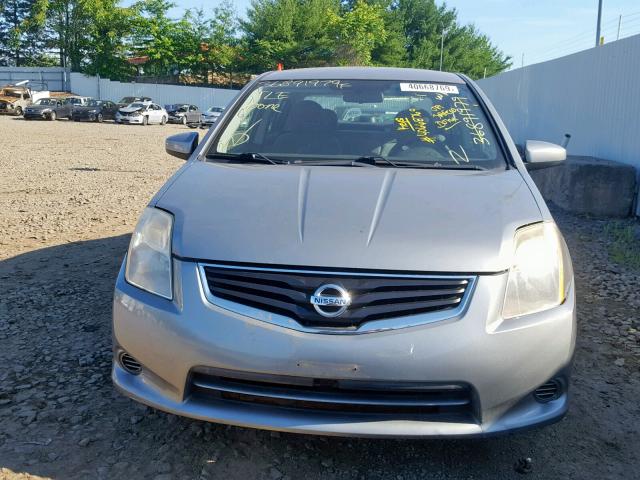 3N1AB6AP4AL610701 - 2010 NISSAN SENTRA 2.0 GRAY photo 9