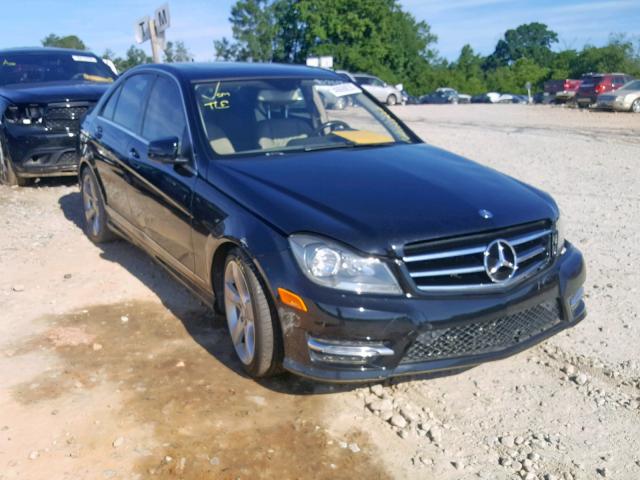 WDDGF4HBXEA967619 - 2014 MERCEDES-BENZ C 250 BLACK photo 1