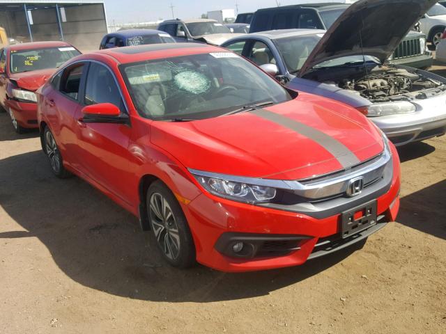 JHMFC1F75JX028931 - 2018 HONDA CIVIC EXL 红色 照片 1