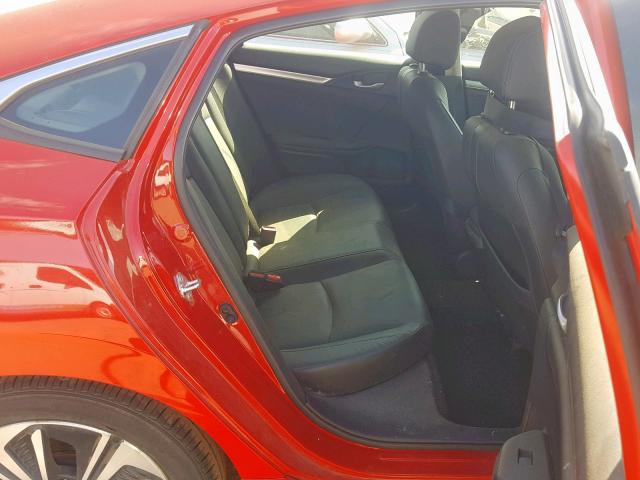 JHMFC1F75JX028931 - 2018 HONDA CIVIC EXL 红色 照片 6