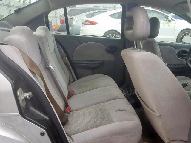 1G8AL55F47Z166298 - 2007 SATURN ION LEVEL SILVER photo 6