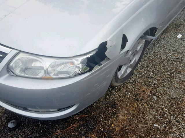 1G8AL55F47Z166298 - 2007 SATURN ION LEVEL SILVER photo 9