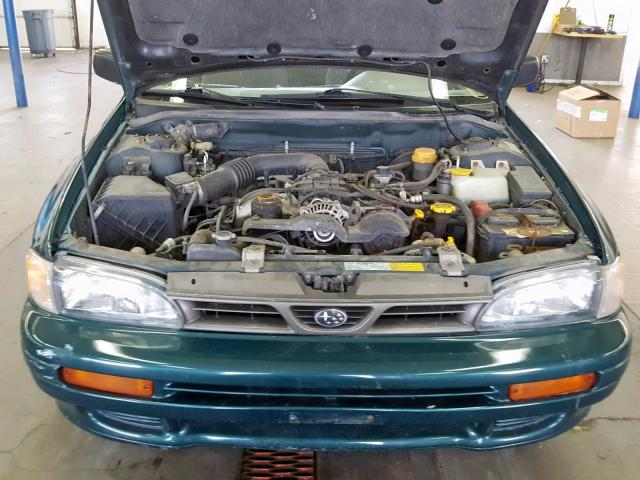 JF1GC4351TH512124 - 1996 SUBARU IMPREZA L GREEN photo 7