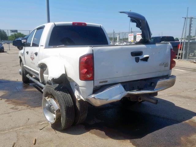 3D7MX49A57G785000 - 2007 DODGE RAM 3500 WHITE photo 3