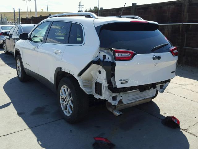 1C4PJMCB6HW587622 - 2017 JEEP CHEROKEE L WHITE photo 3