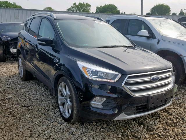 1FMCU9J93HUC45314 - 2017 FORD ESCAPE TIT BLACK photo 1