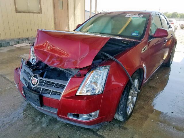 1G6DR57V280147697 - 2008 CADILLAC CTS HI FEA RED photo 2