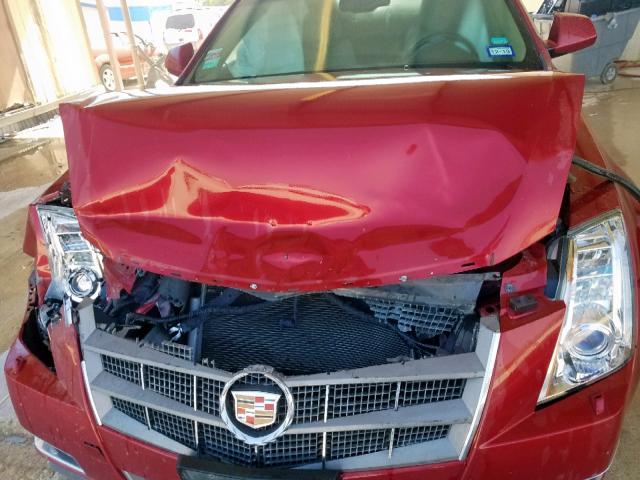 1G6DR57V280147697 - 2008 CADILLAC CTS HI FEA RED photo 7