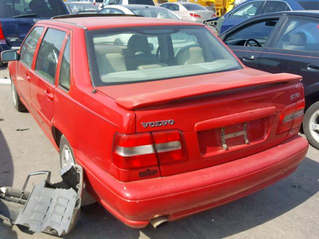 YV1LS5677W2473443 - 1998 VOLVO S70 GLT RED photo 3