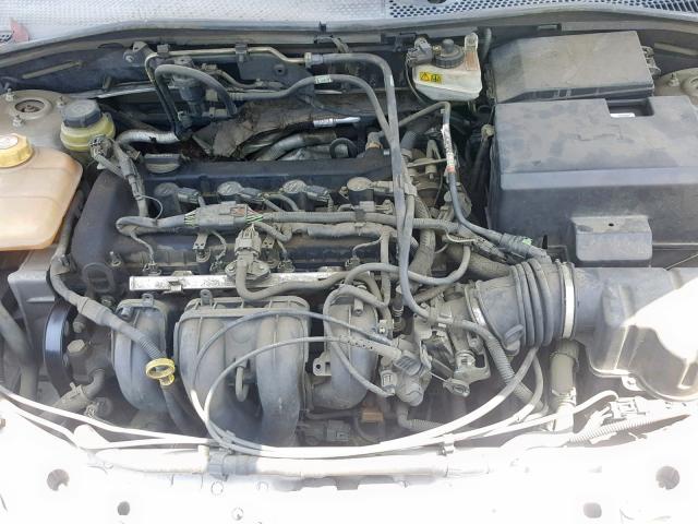 1FAFP34N05W183293 - 2005 FORD FOCUS ZX4 SILVER photo 7