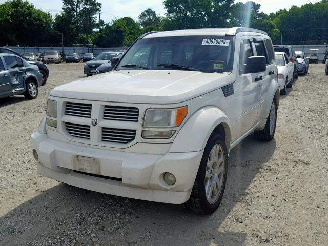 1D8GU58667W731999 - 2007 DODGE NITRO R/T WHITE photo 2