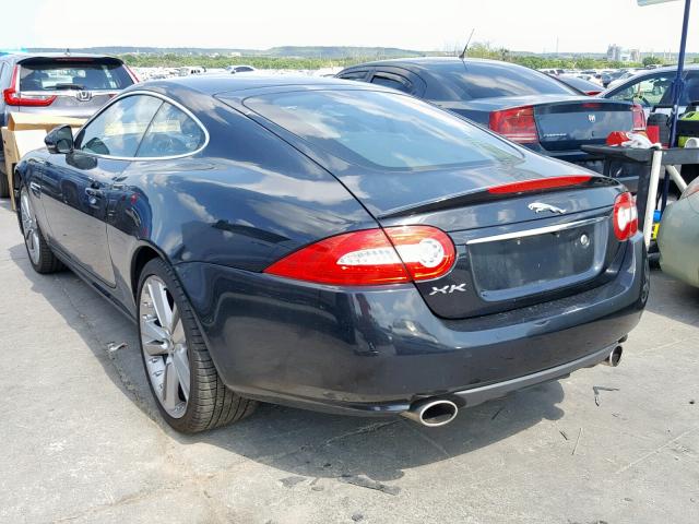 SAJWA4FB8CLB46953 - 2012 JAGUAR XK BLACK photo 3