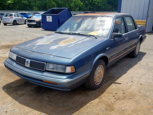 1G3AJ55M9T6401574 - 1996 OLDSMOBILE CIERA SL BLUE photo 2