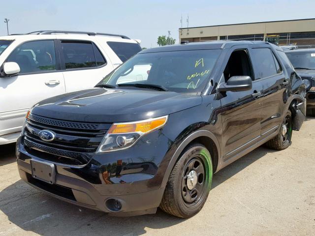 1FM5K8AR4DGB28391 - 2013 FORD EXPLORER P BLACK photo 2