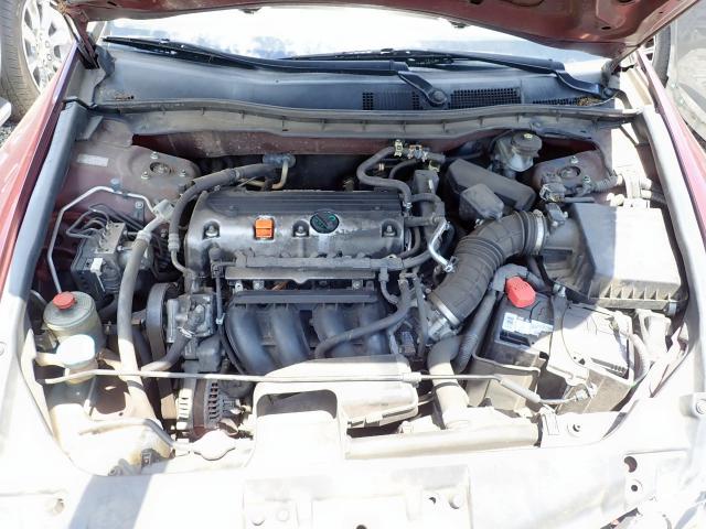 1HGCP26429A102083 - 2009 HONDA ACCORD LXP MAROON photo 7