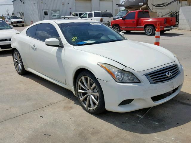 JNKCV64EX8M117059 - 2008 INFINITI G37 BASE WHITE photo 1