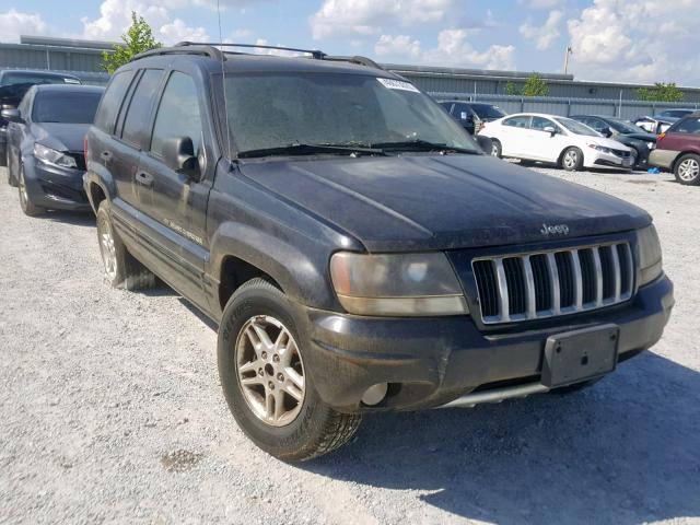 1J4GW48N74C273746 - 2004 JEEP GRAND CHER BLACK photo 1