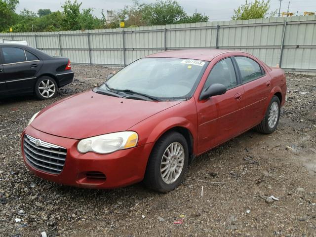 1C3EL56TX6N165503 - 2006 CHRYSLER SEBRING TO RED photo 2