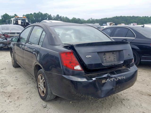 1G8AJ52F54Z136880 - 2004 SATURN ION LEVEL BLACK photo 3