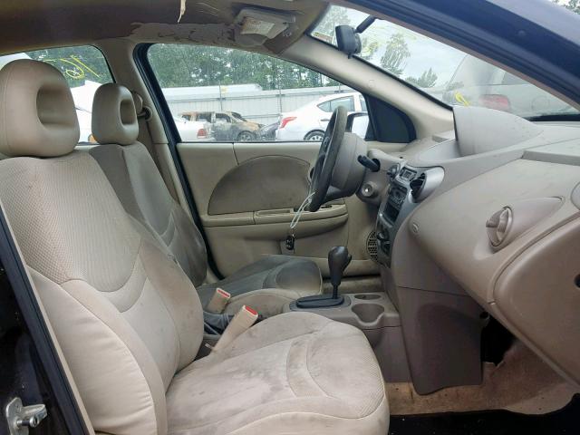 1G8AJ52F54Z136880 - 2004 SATURN ION LEVEL BLACK photo 5