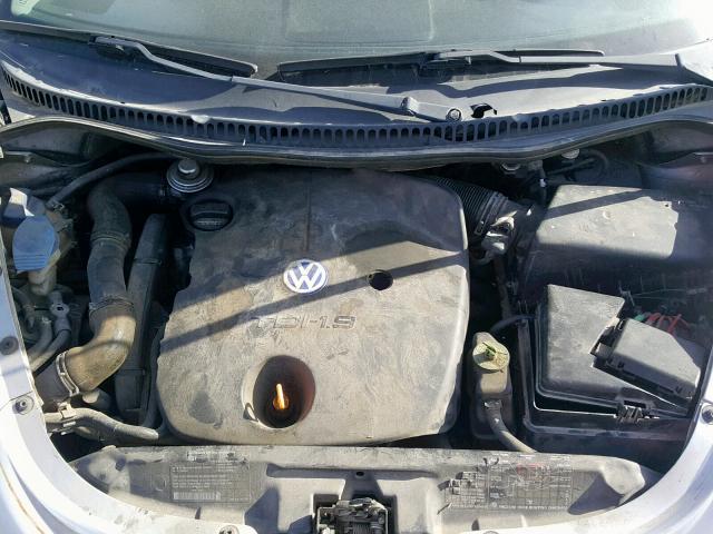 3VWCP21C82M442907 - 2002 VOLKSWAGEN NEW BEETLE Արծաթագույն լուսանկար 7