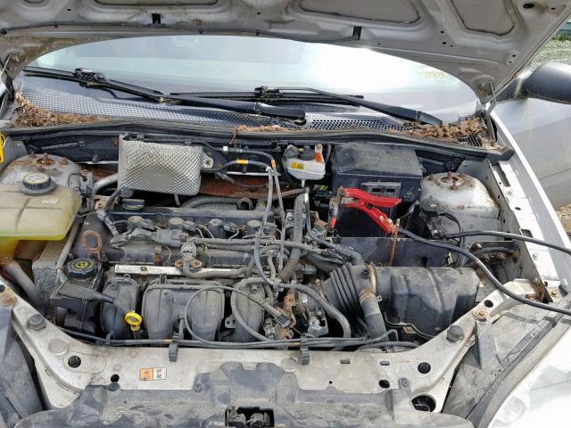 1FAFP31N77W223568 - 2007 FORD FOCUS ZX3 SILVER photo 7