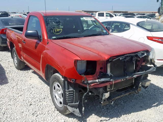 5TFNX4CN5CX017131 - 2012 TOYOTA TACOMA RED photo 1