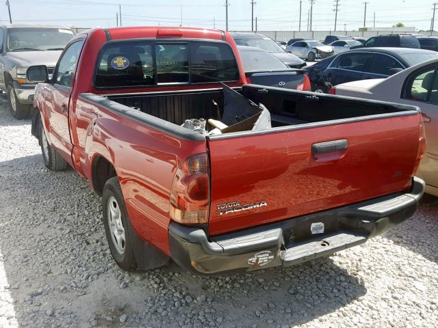 5TFNX4CN5CX017131 - 2012 TOYOTA TACOMA RED photo 3