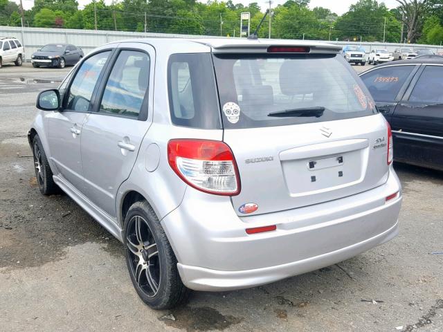 JS2YA5A52B6300474 - 2011 SUZUKI SX4 SILVER photo 3