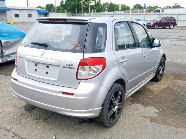 JS2YA5A52B6300474 - 2011 SUZUKI SX4 SILVER photo 4