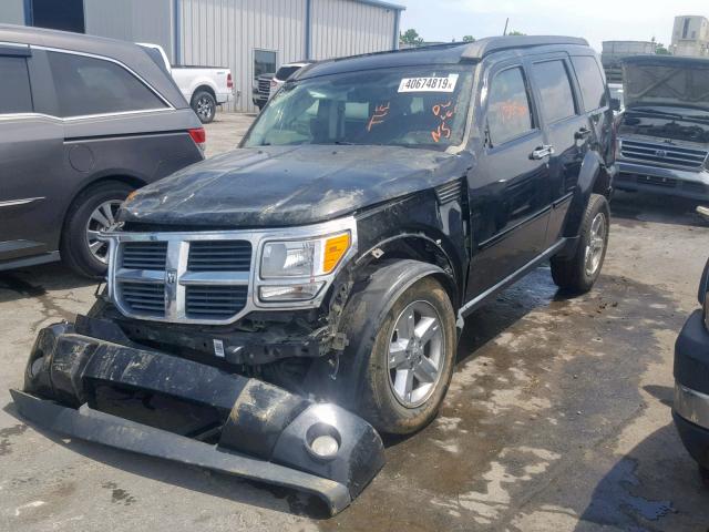 1D8GT58K97W733617 - 2007 DODGE NITRO SLT BLACK photo 2