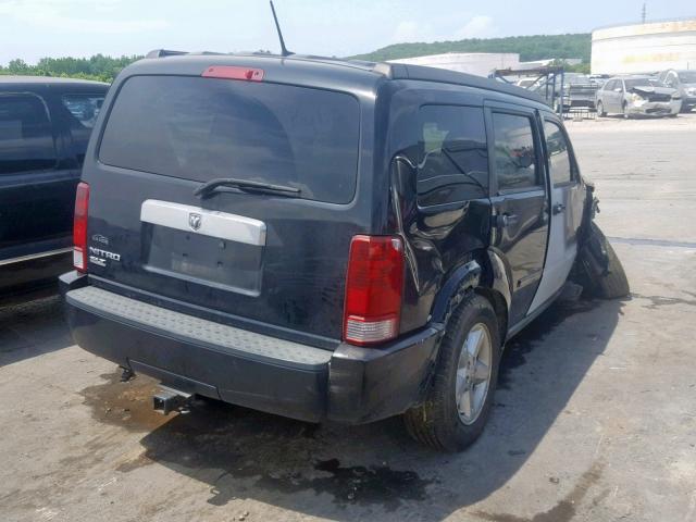 1D8GT58K97W733617 - 2007 DODGE NITRO SLT BLACK photo 4