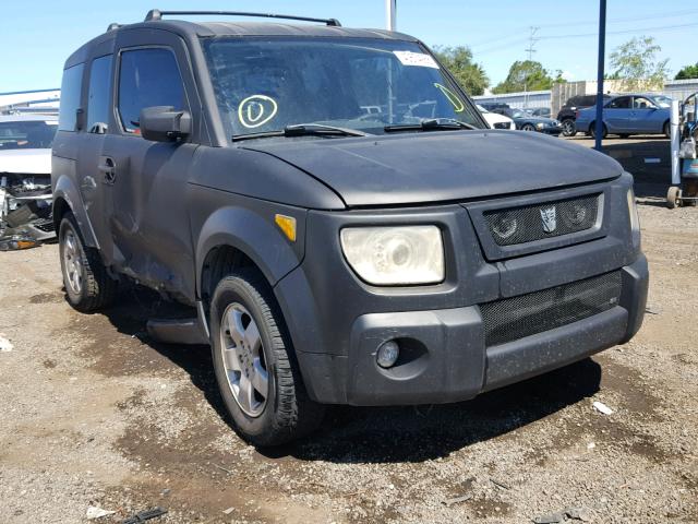 5J6YH18534L007119 - 2004 HONDA ELEMENT EX BLACK photo 1