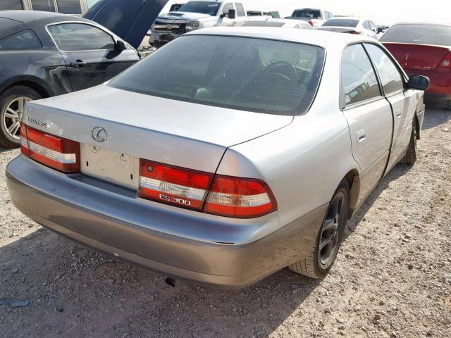 JT8BF28G115109770 - 2001 LEXUS ES 300 SILVER photo 4