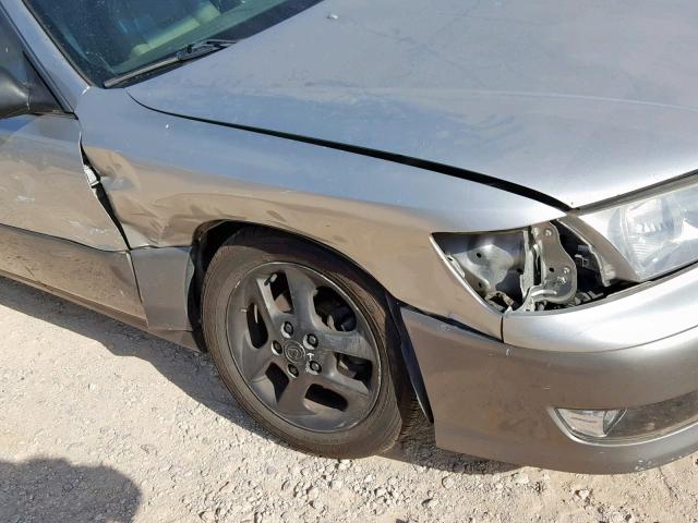 JT8BF28G115109770 - 2001 LEXUS ES 300 SILVER photo 9