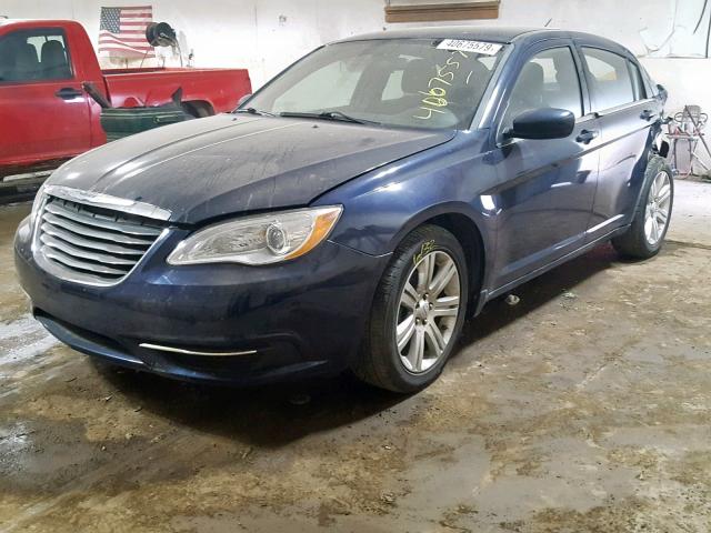 1C3CCBAB6DN704748 - 2013 CHRYSLER 200 LX BLUE photo 2