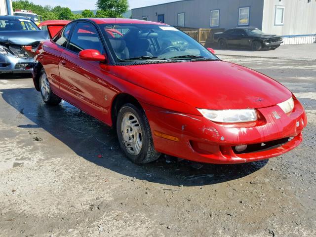 1G8ZR1279YZ162210 - 2000 SATURN SC2 RED photo 1