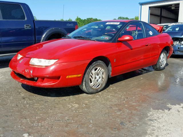 1G8ZR1279YZ162210 - 2000 SATURN SC2 RED photo 2