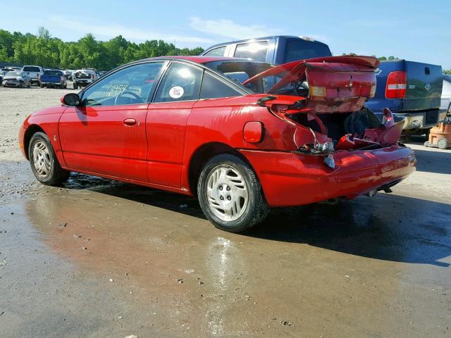 1G8ZR1279YZ162210 - 2000 SATURN SC2 RED photo 3