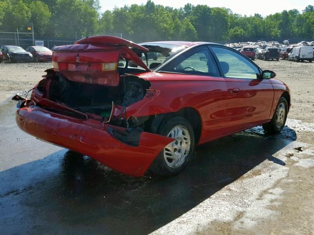 1G8ZR1279YZ162210 - 2000 SATURN SC2 RED photo 4