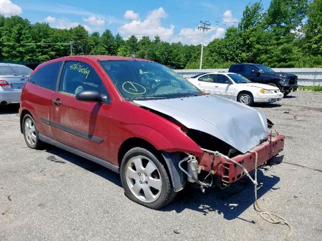 3FAFP31381R135539 - 2001 FORD FOCUS ZX3 RED photo 1